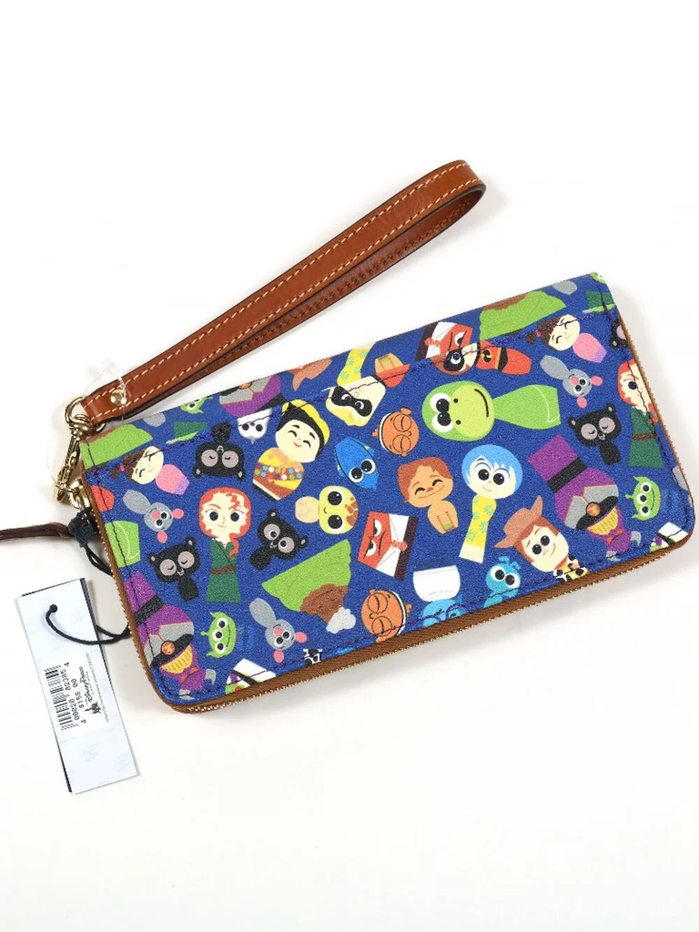 Disney Dooney & Bourke 2018 Pixar Fest Zip Around Wallet Wristlet NWT W18PX0126